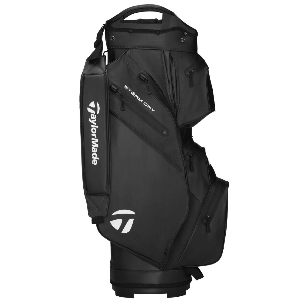 TaylorMade Storm Dry Golf Cart Bag 2026 - Black - Image 2