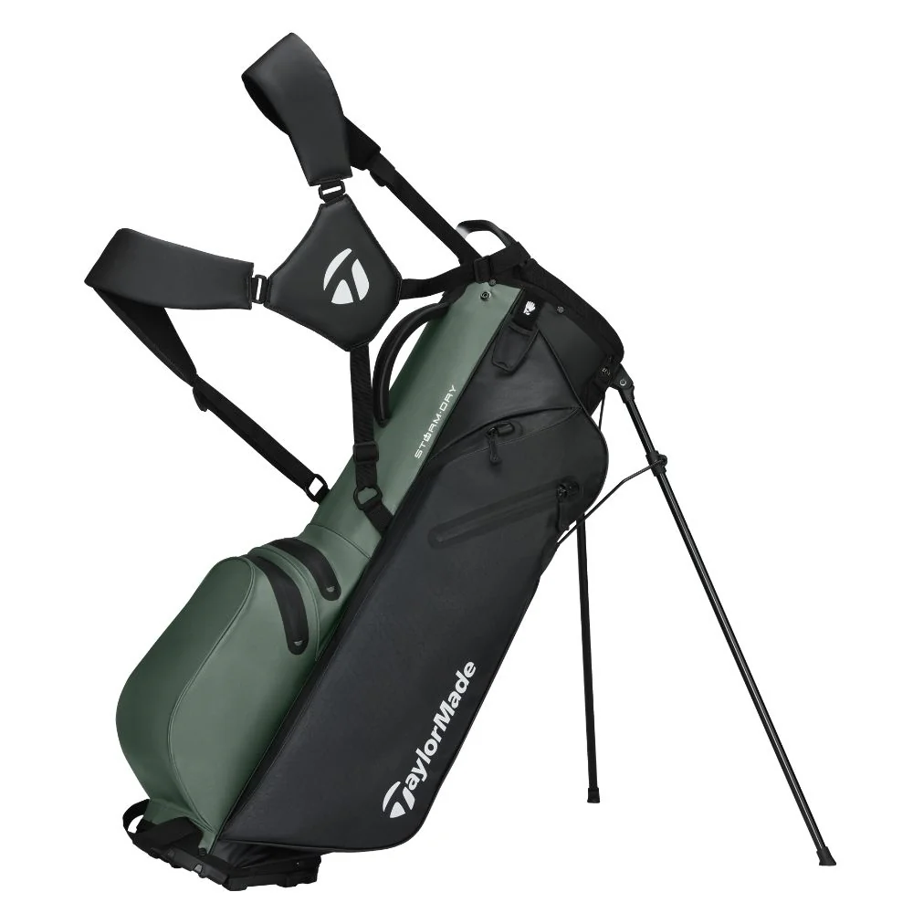 TaylorMade Storm Dry Golf Stand Bag 2026 - Black / Dark Sage