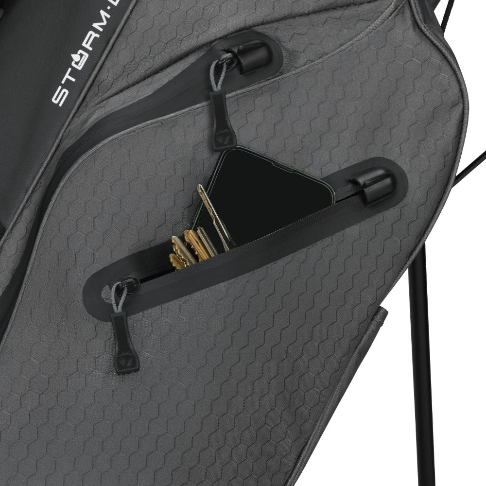 TaylorMade Storm Dry Golf Stand Bag 2026 - Grey / Black - Image 3