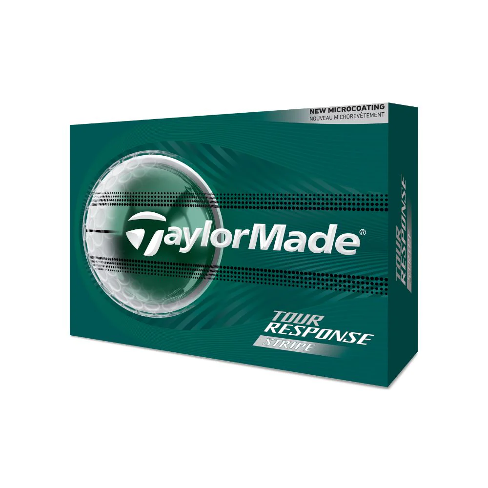 TaylorMade Tour Response Stripe Golf Balls 2026 - Clear Stripe