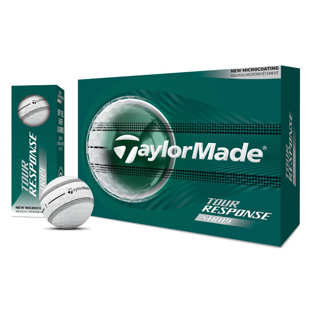TaylorMade Tour Response Stripe Golf Balls 2026 - Clear Stripe - Image 2