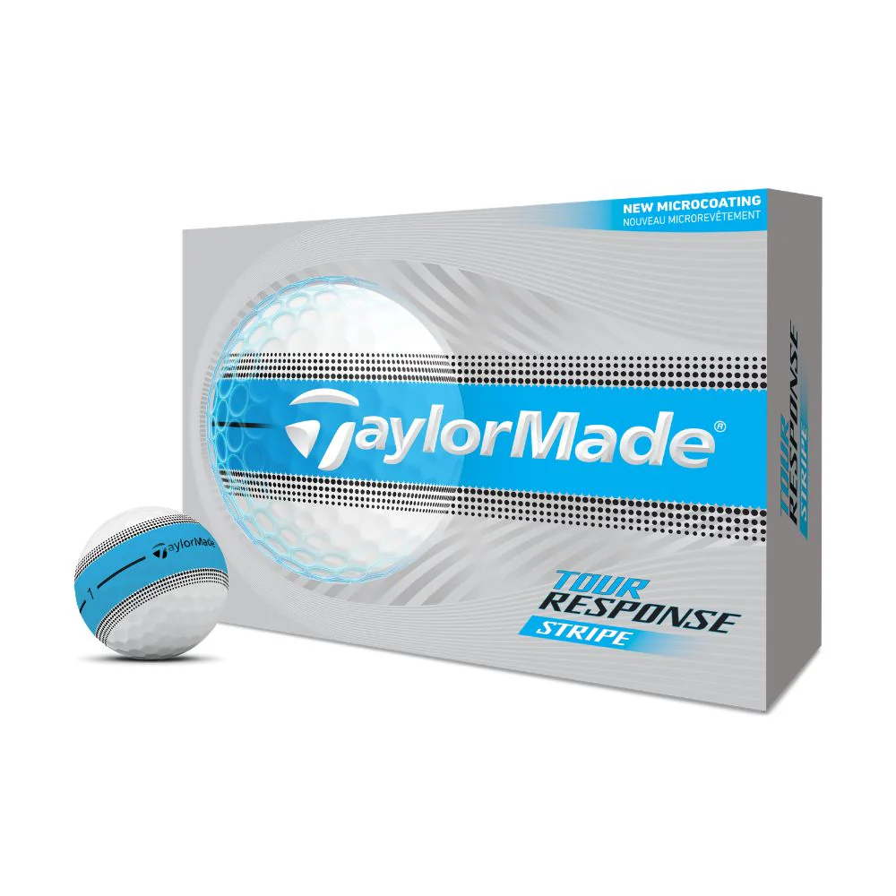 TaylorMade Tour Response Stripe Golf Balls 2026 - Blue - Image 3