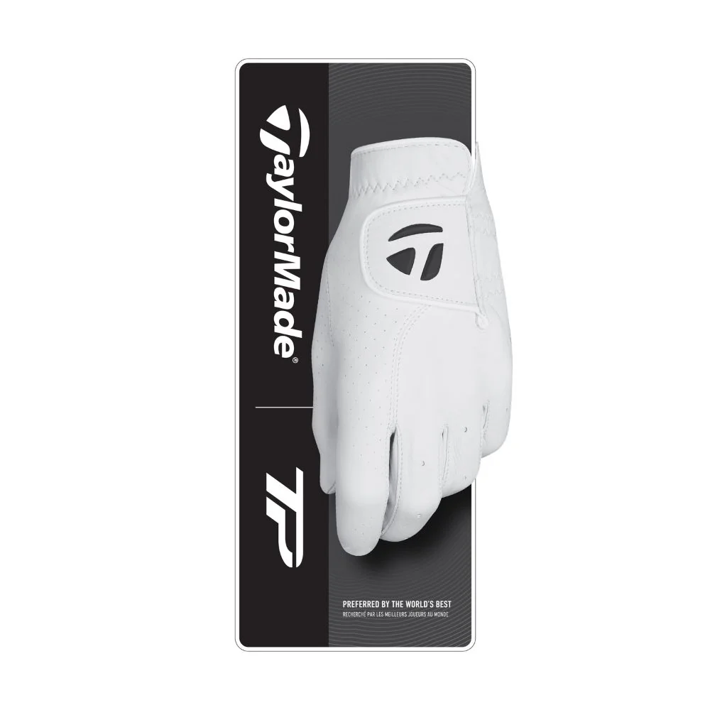 TaylorMade TP Tour Preferred Leather Glove 2026 - White