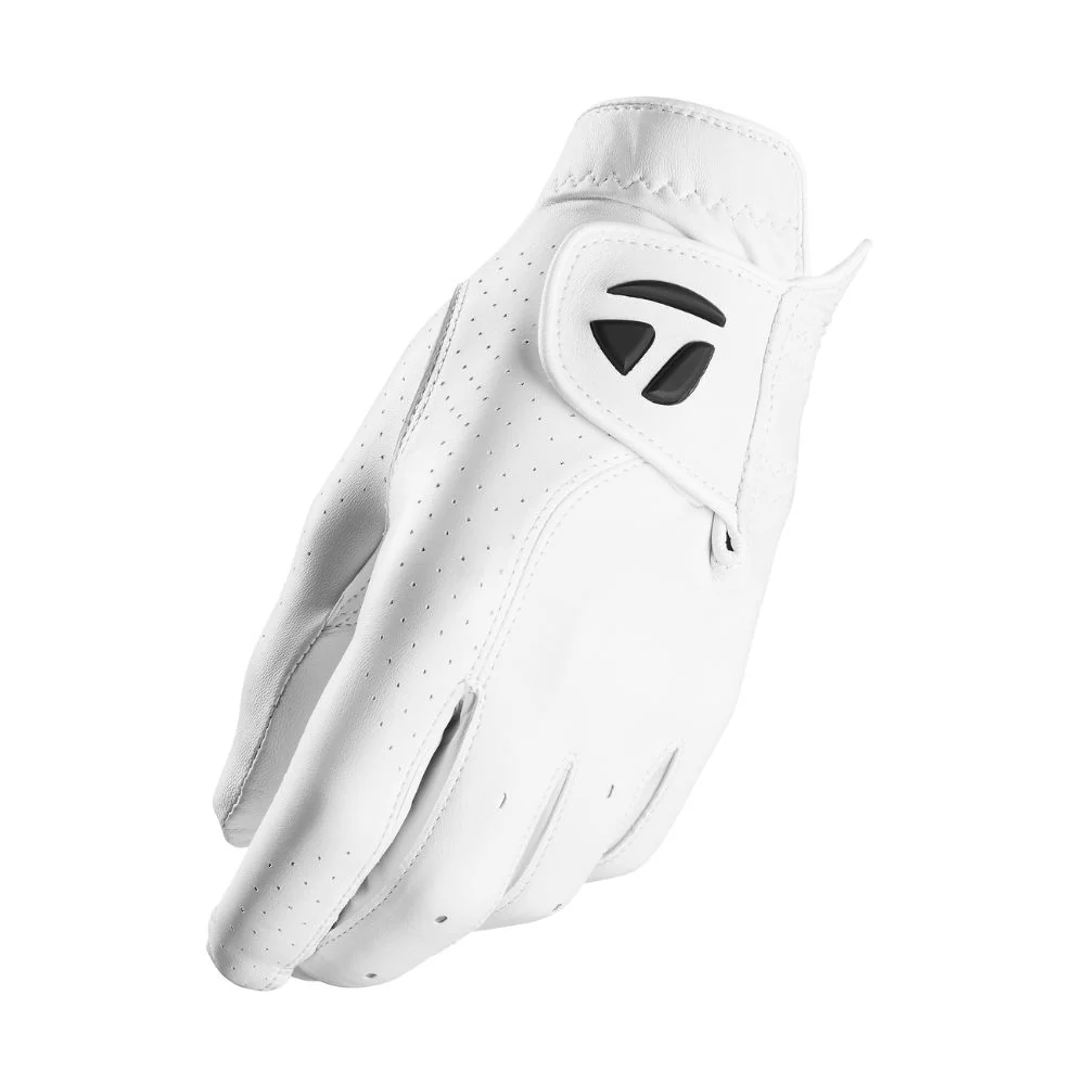 TaylorMade TP Tour Preferred Leather Glove 2026 - White - Image 2
