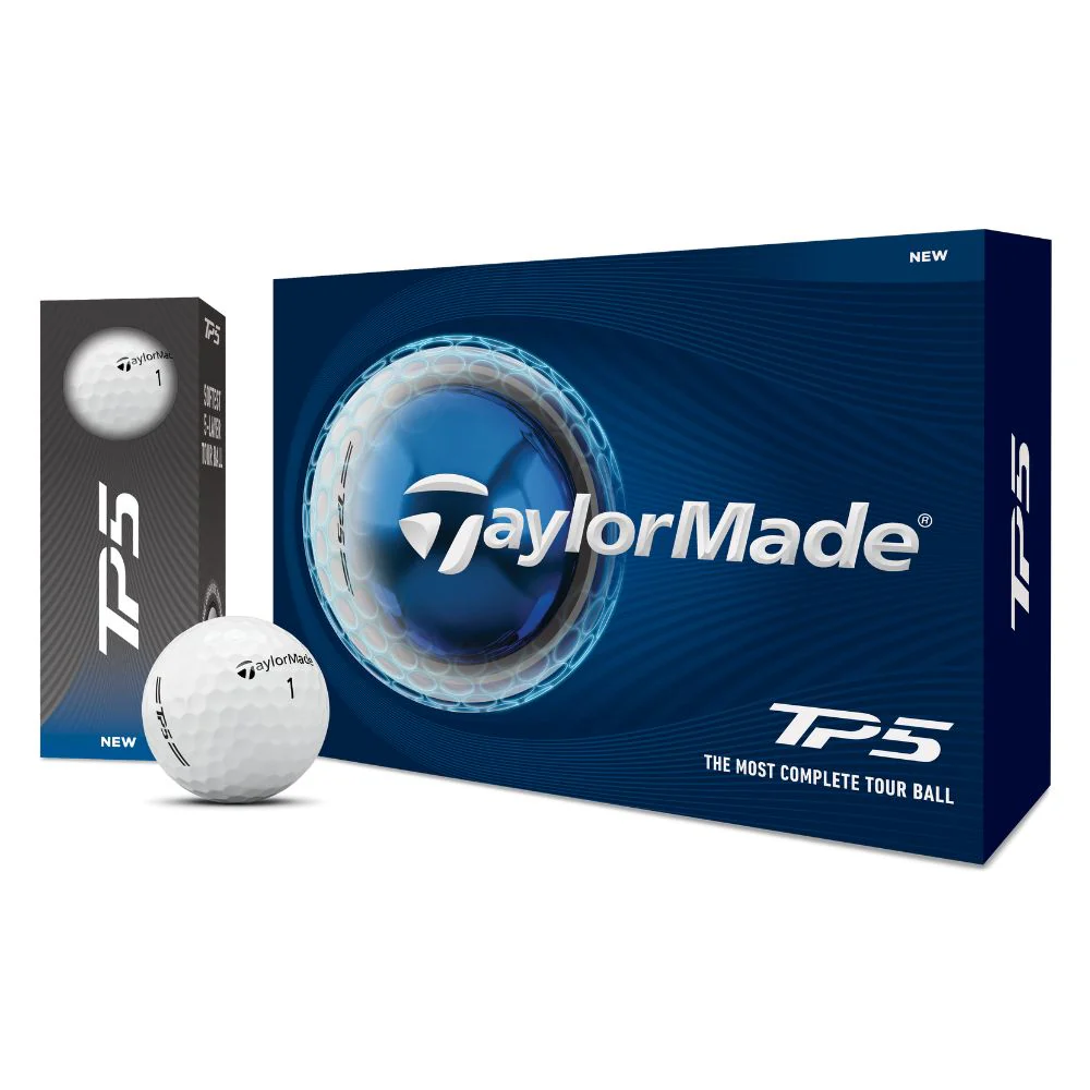 TaylorMade TP5 Golf Balls 2026 - White - Image 2