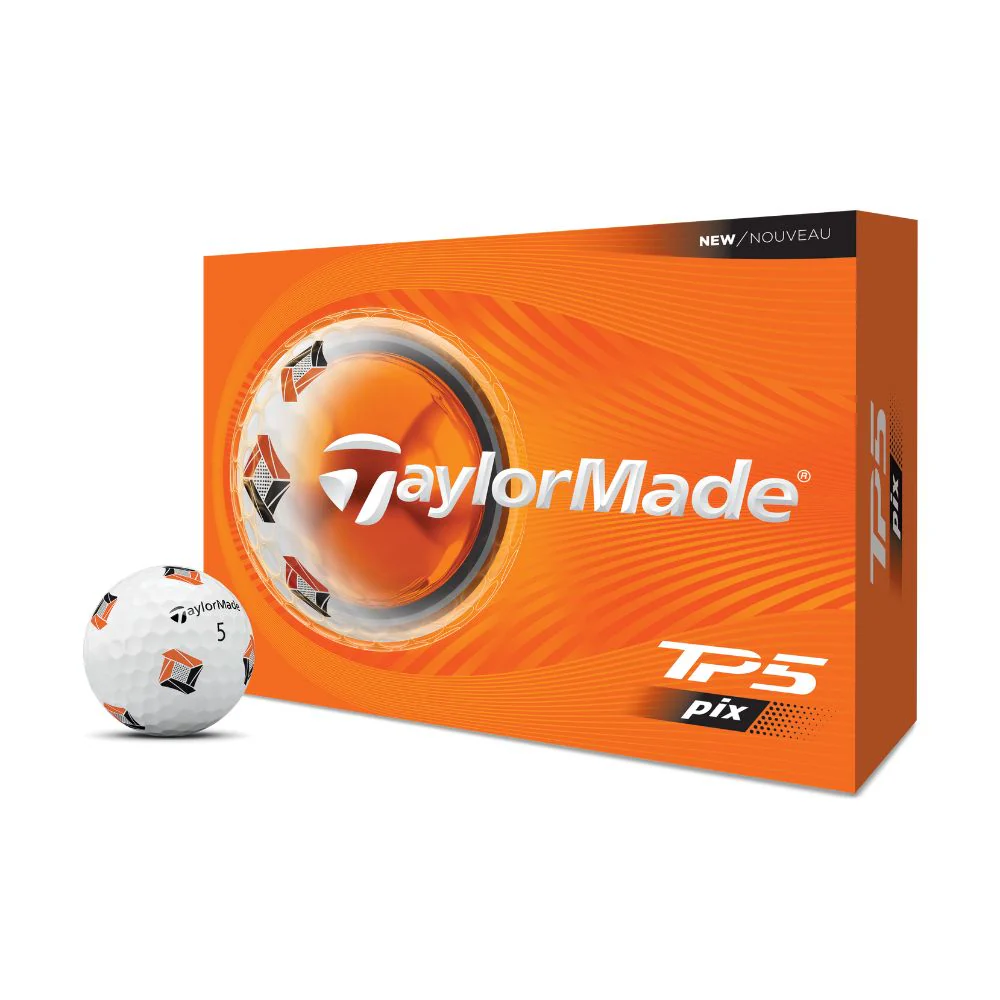 TaylorMade TP5 Pix Golf Balls 2026 - White