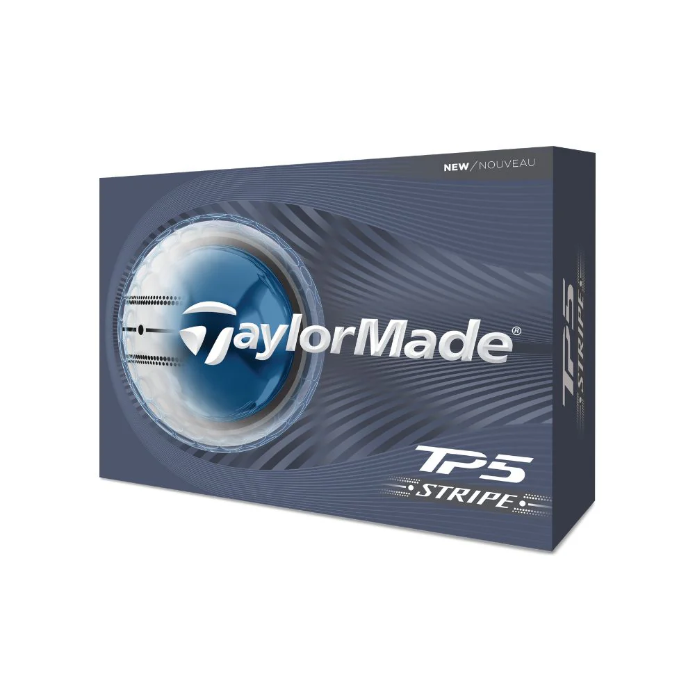 TaylorMade TP5 Stripe Golf Balls 2026 - White - Image 3
