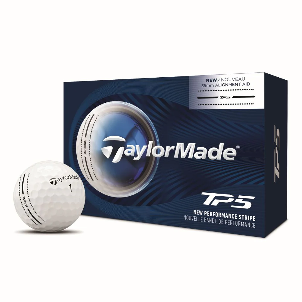 TaylorMade TP5 Performance Stripe Golf Balls 2026 - Half Dozen