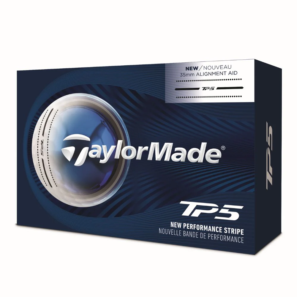 TaylorMade TP5 Performance Stripe Golf Balls 2026 - Half Dozen - Image 3