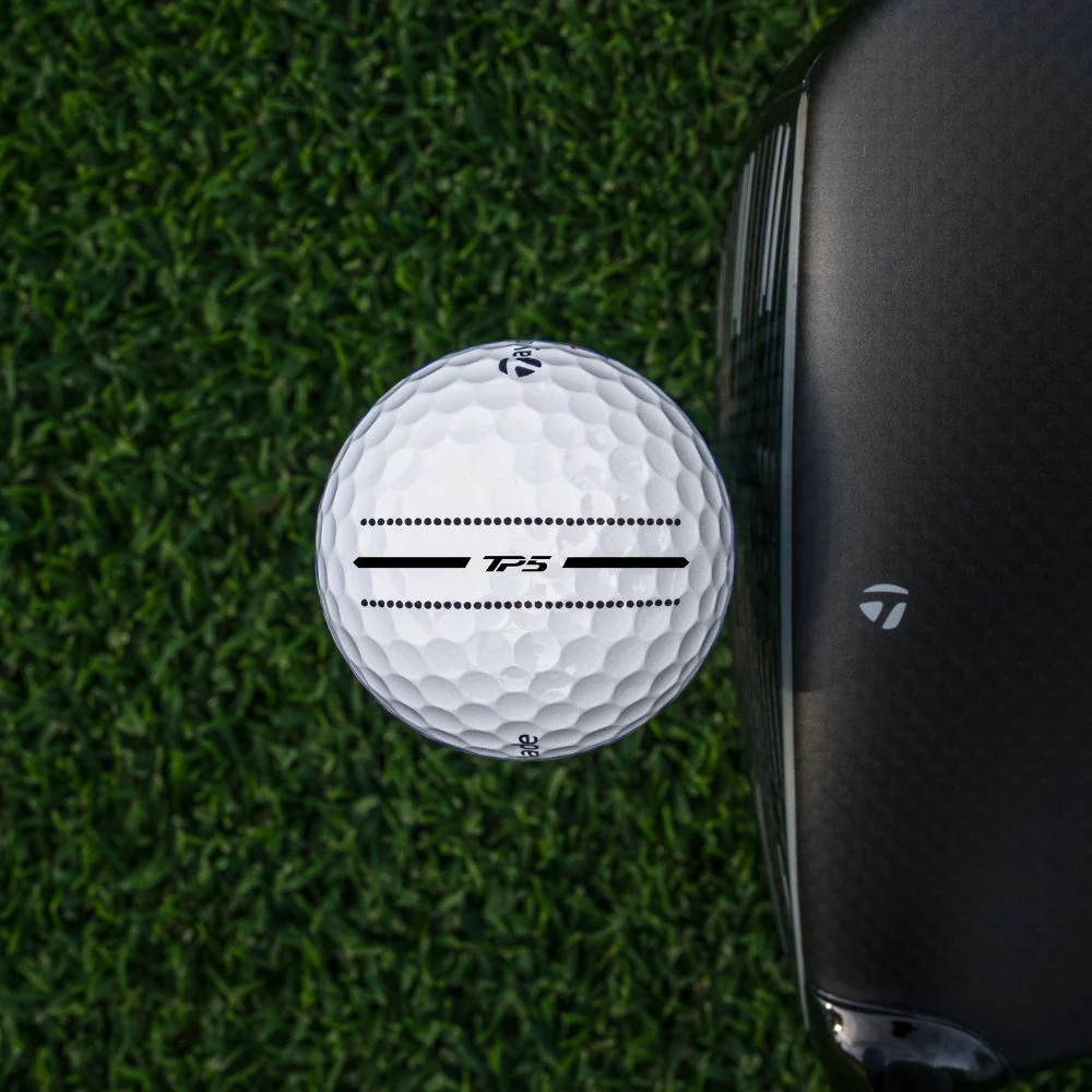 TaylorMade TP5 Performance Stripe Golf Balls 2026 - Half Dozen - Image 8