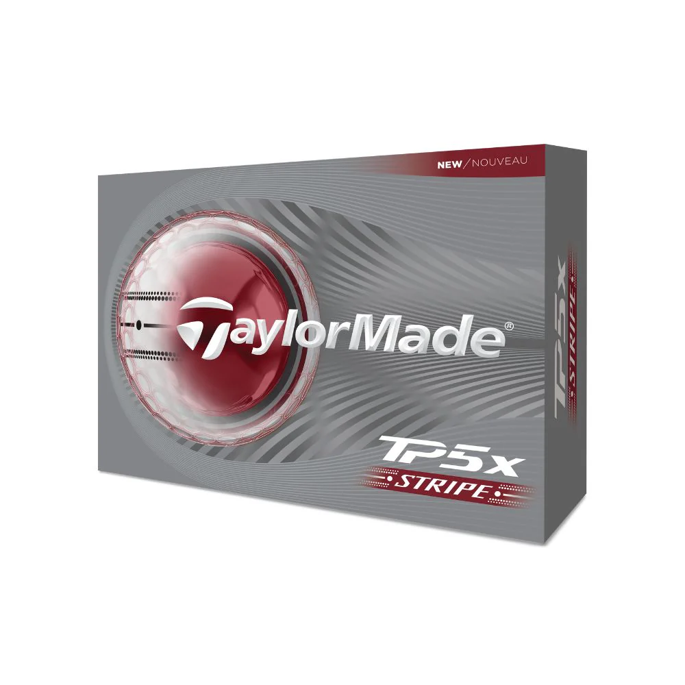 TaylorMade TP5x Stripe Golf Balls 2026 - White - Image 3