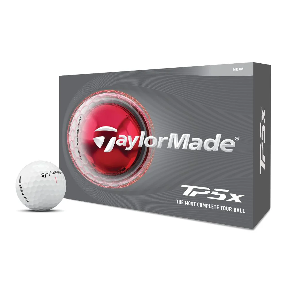 TaylorMade TP5x Golf Balls 2026 - White