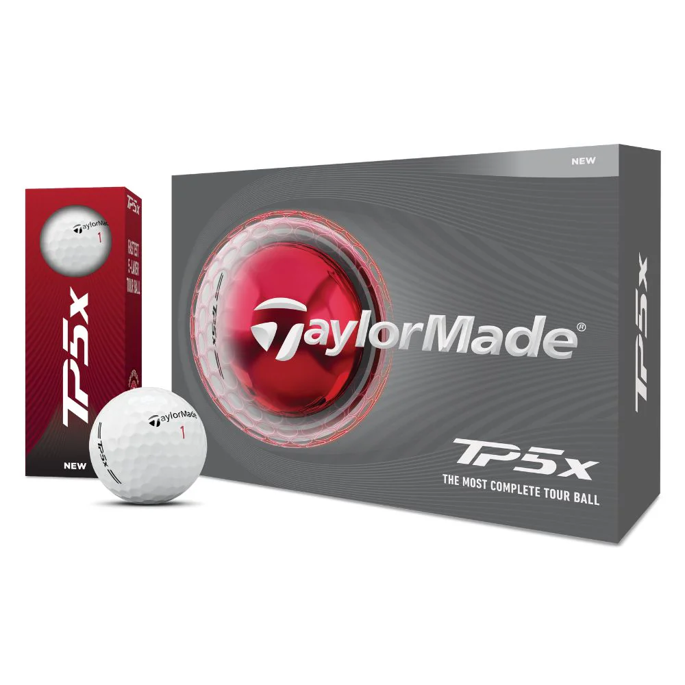 TaylorMade TP5x Golf Balls 2026 - White - Image 2
