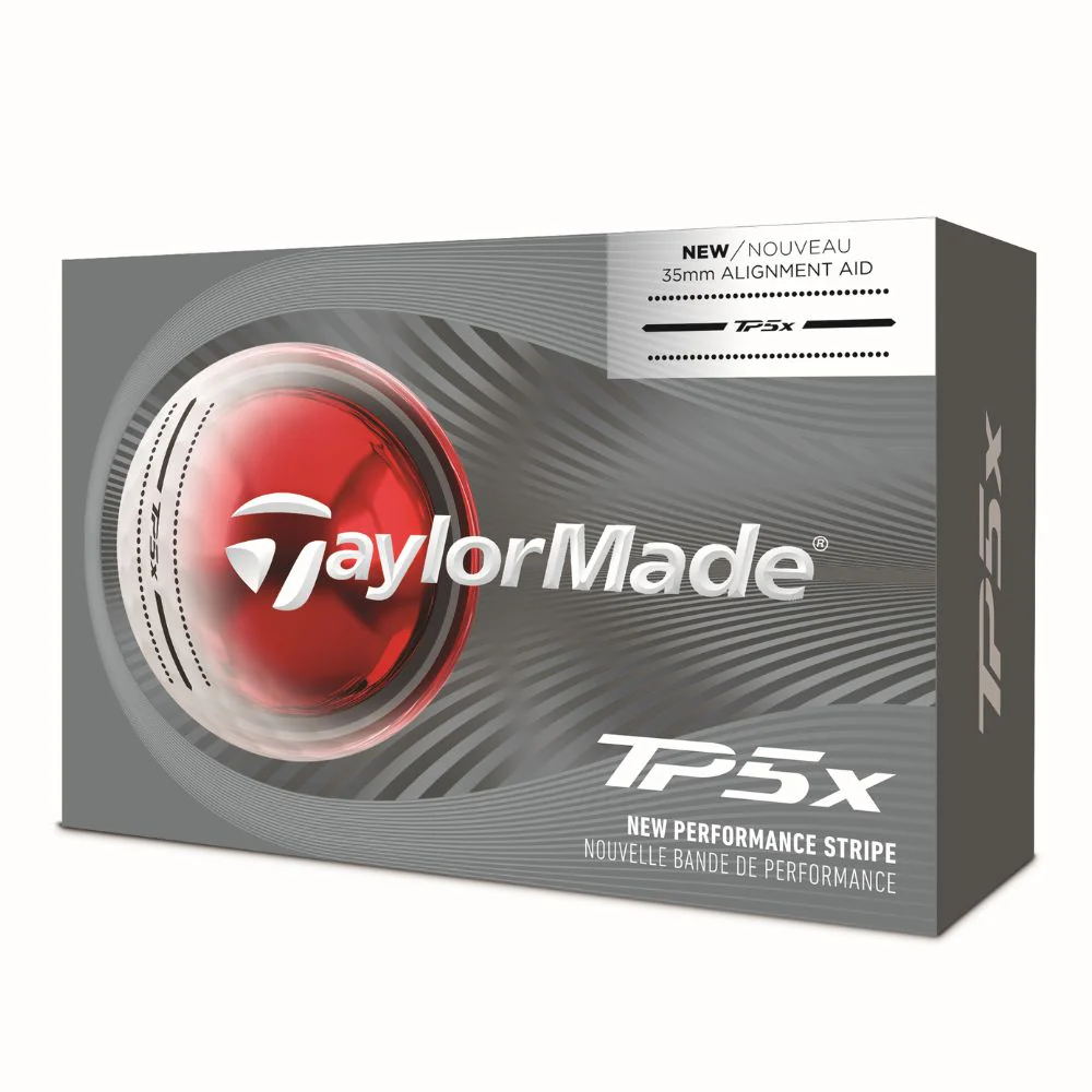 TaylorMade TP5x Performance Stripe Golf Balls 2026 - Half Dozen - Image 3