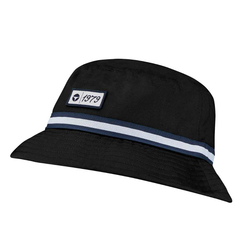 TaylorMade Vintage Twill Golf Bucket Hat 2026 - Black - Image 2