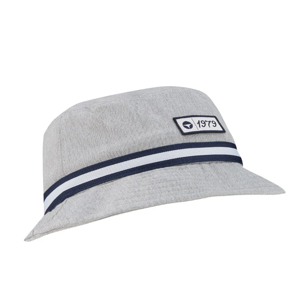 TaylorMade Vintage Twill Golf Bucket Hat 2026 - Grey - Image 3