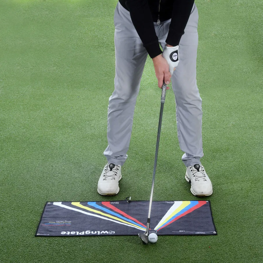The Swing Plate Golf Towel