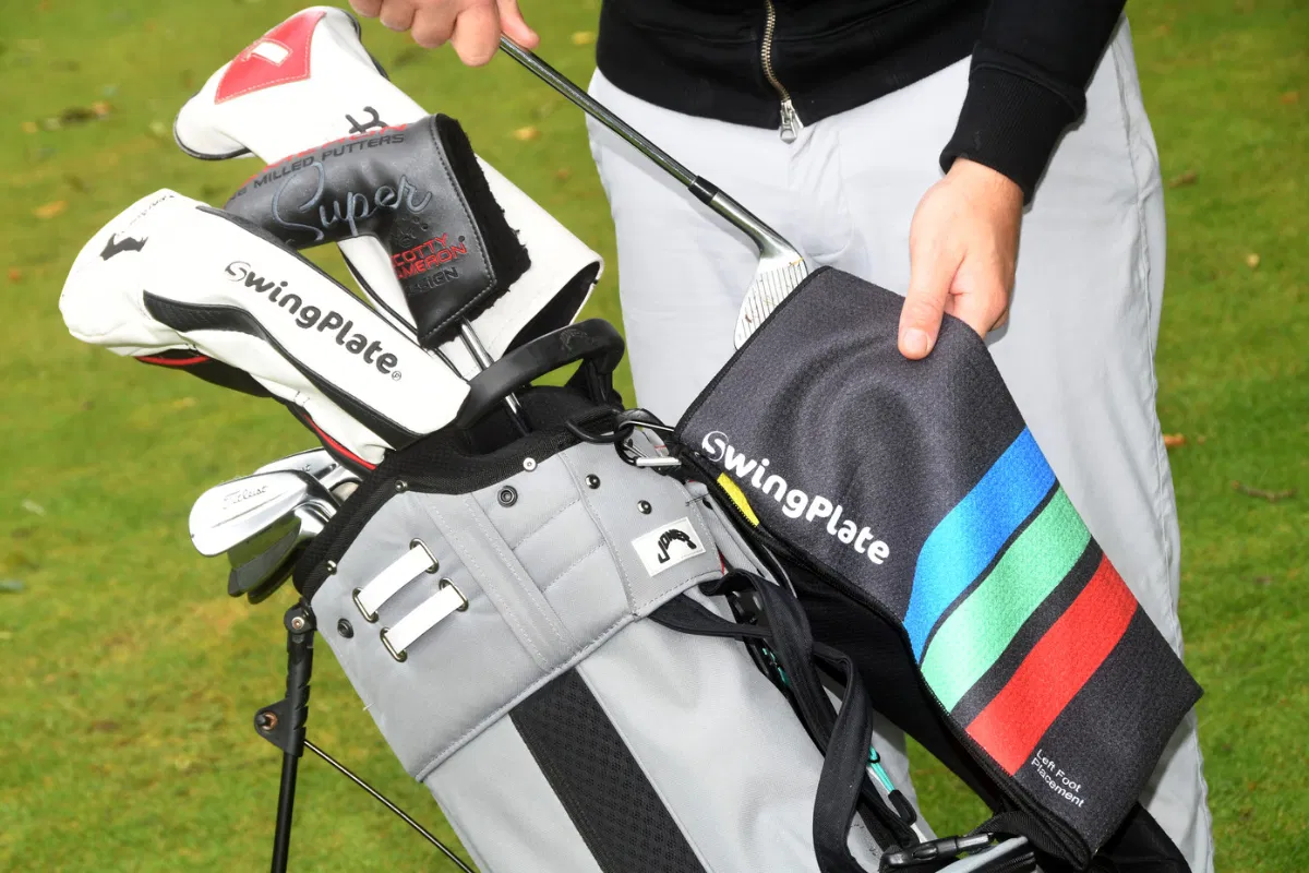 The Swing Plate Golf Towel - Image 4