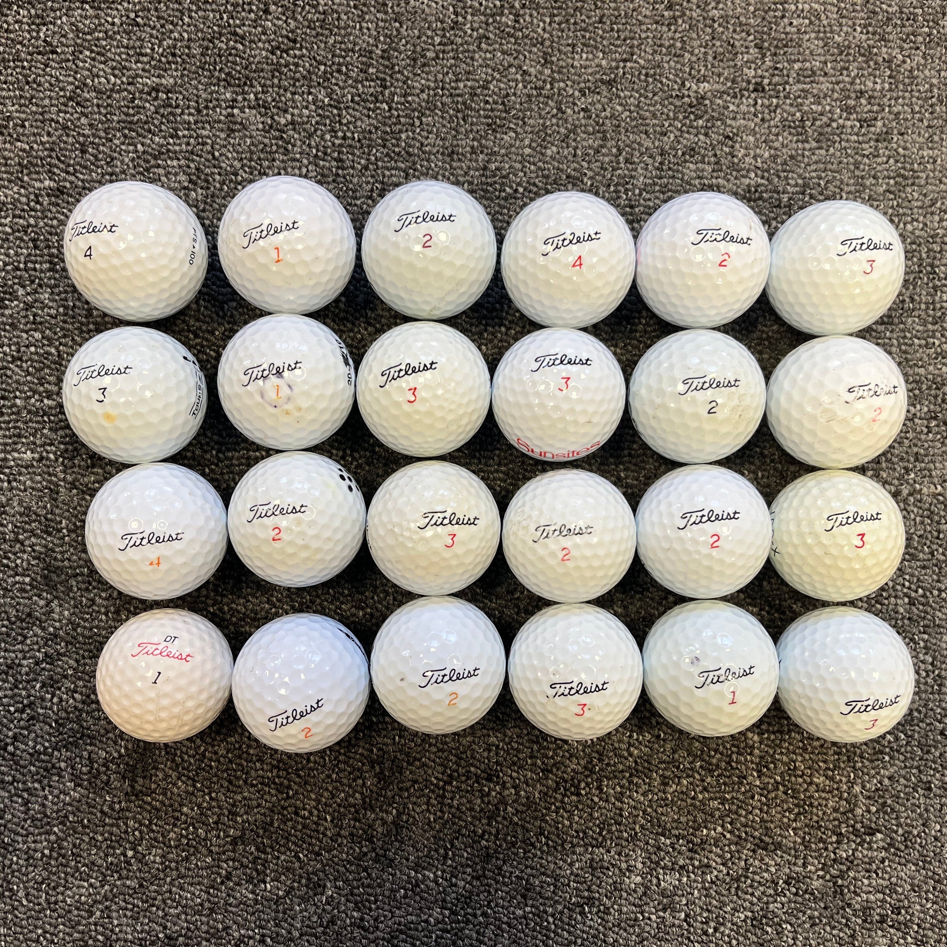 Titleist Grade C Recycled Golf Balls - 24 Pack - Image 3