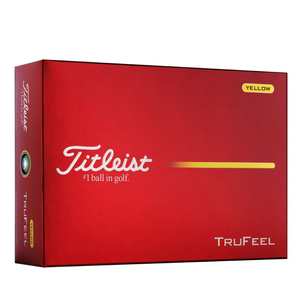 Titleist TruFeel Golf Balls 2026 - Yellow