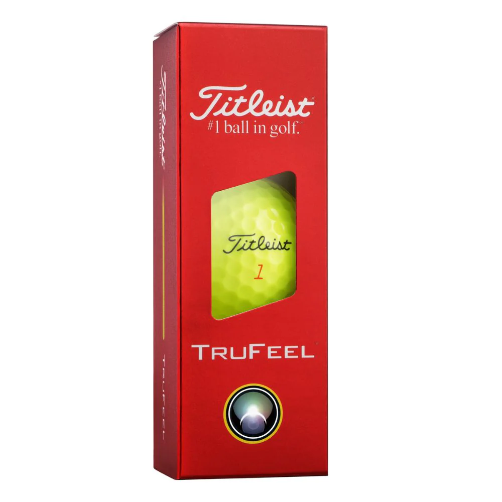 Titleist TruFeel Golf Balls 2026 - Yellow - Image 2