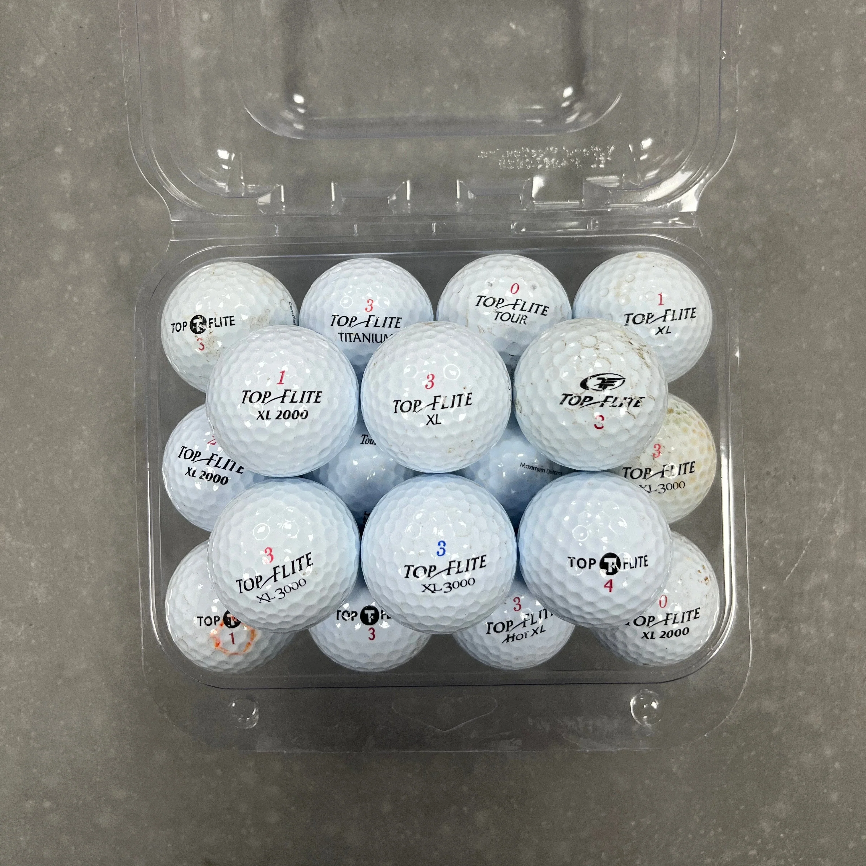 Top Flite Grade C Recycled Golf Balls - 24 Pack - Image 3