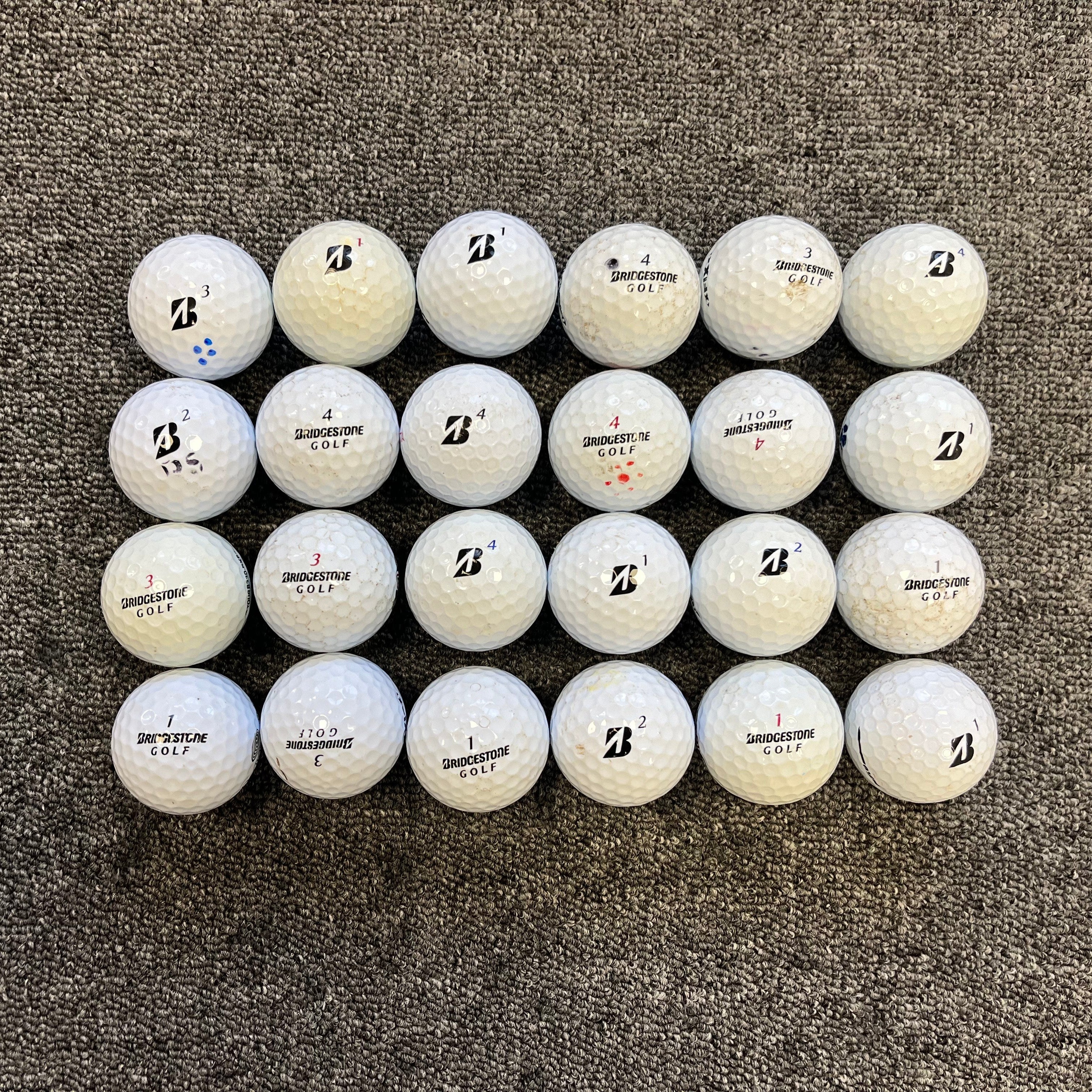 Bridgestone Grade C Recycled Golf Balls - 24 Pack - Image 3