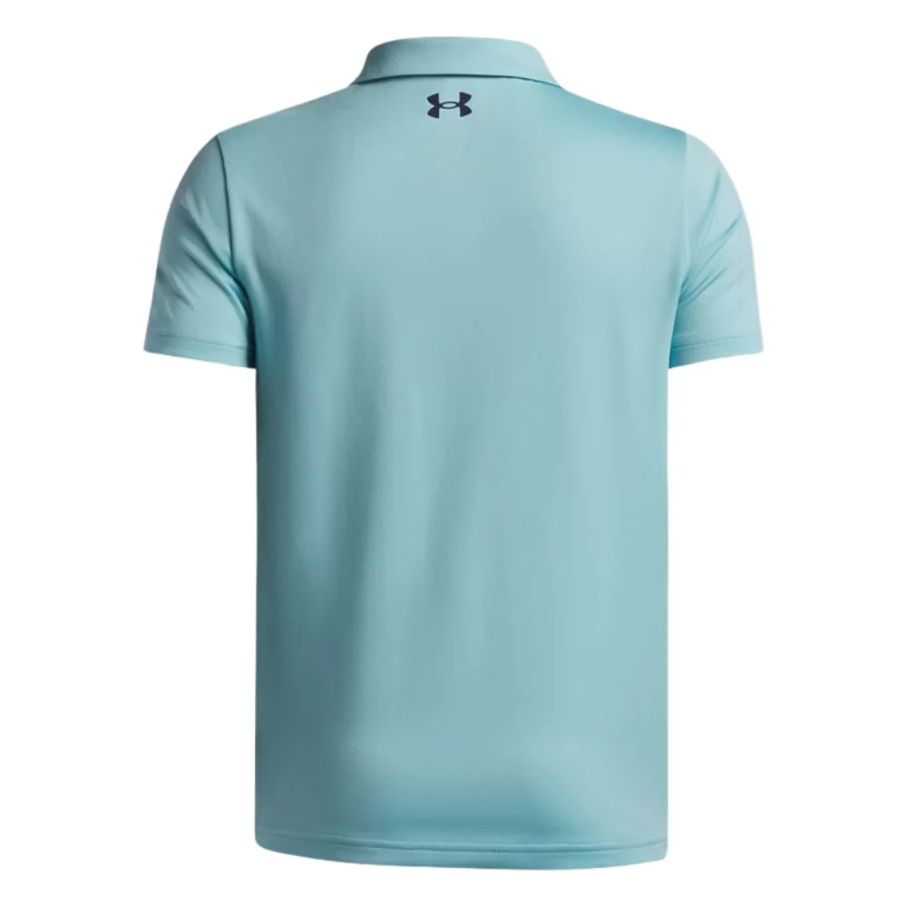 Under Armour Boys Matchplay Junior Golf Polo Shirt 2026 - 6009816-425 - Image 2