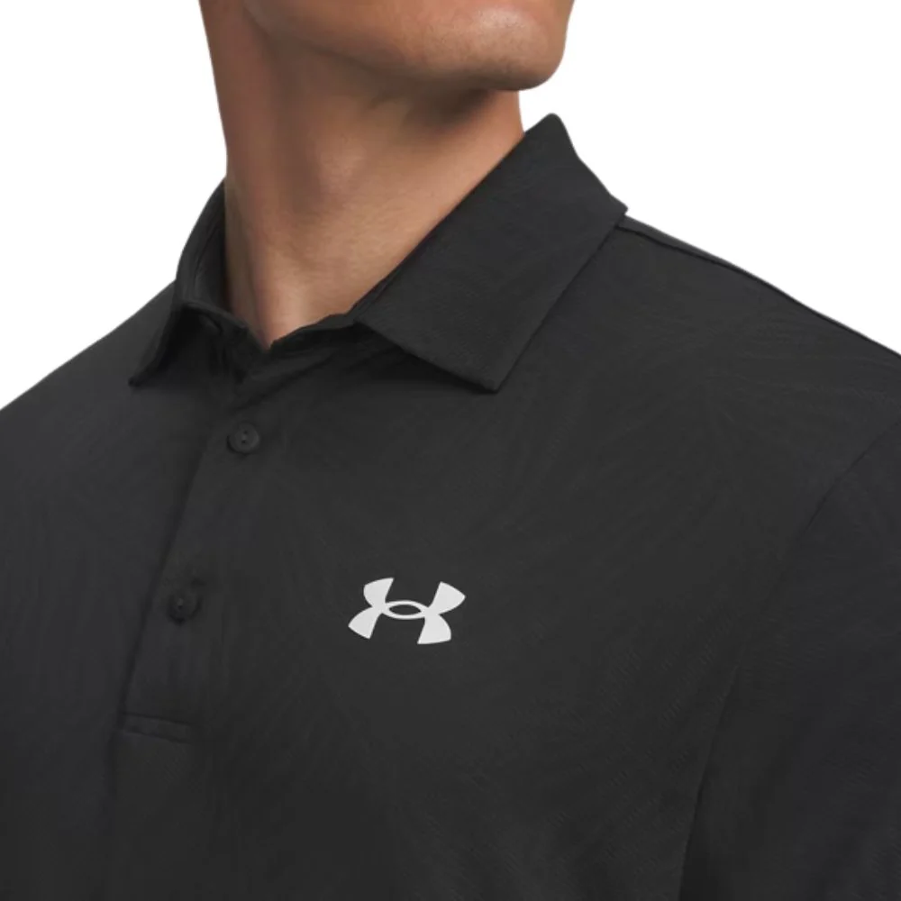 Under Armour Drive Jacquard Men's Golf Polo Shirt 2026 - 1389846-004 - Image 3