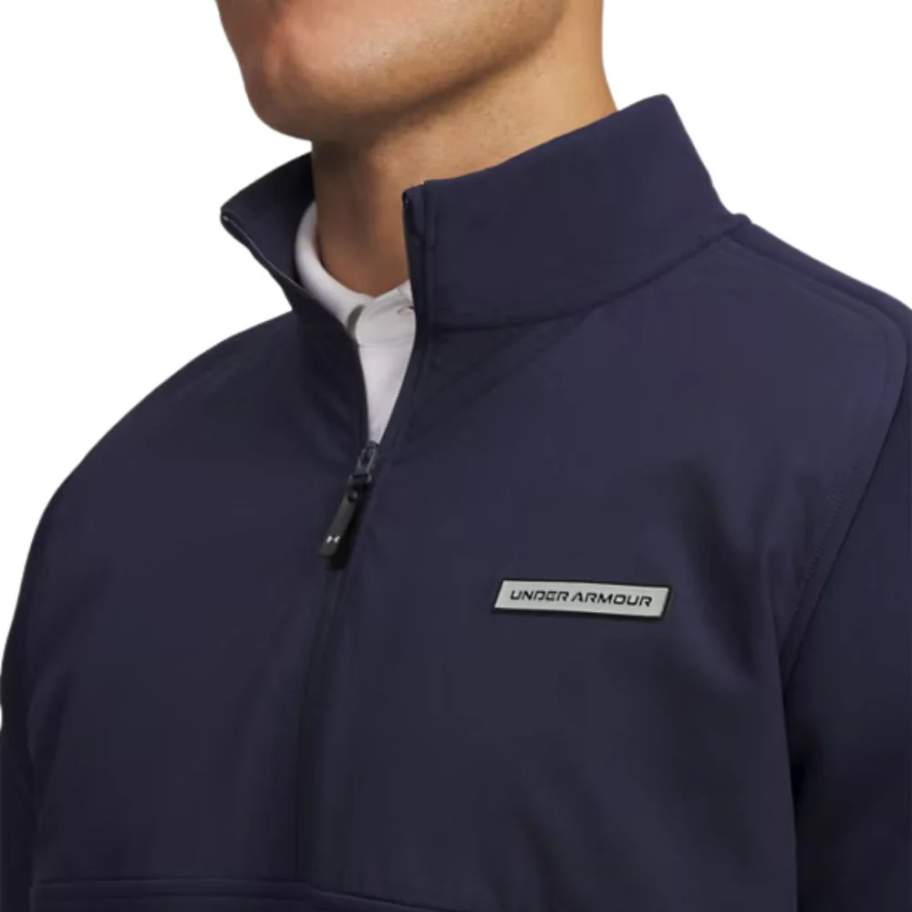 Under Armour Drive Pro Hybrid 1/2 Zip Mens Golf Top 2025 - 6005666-410 - Image 3