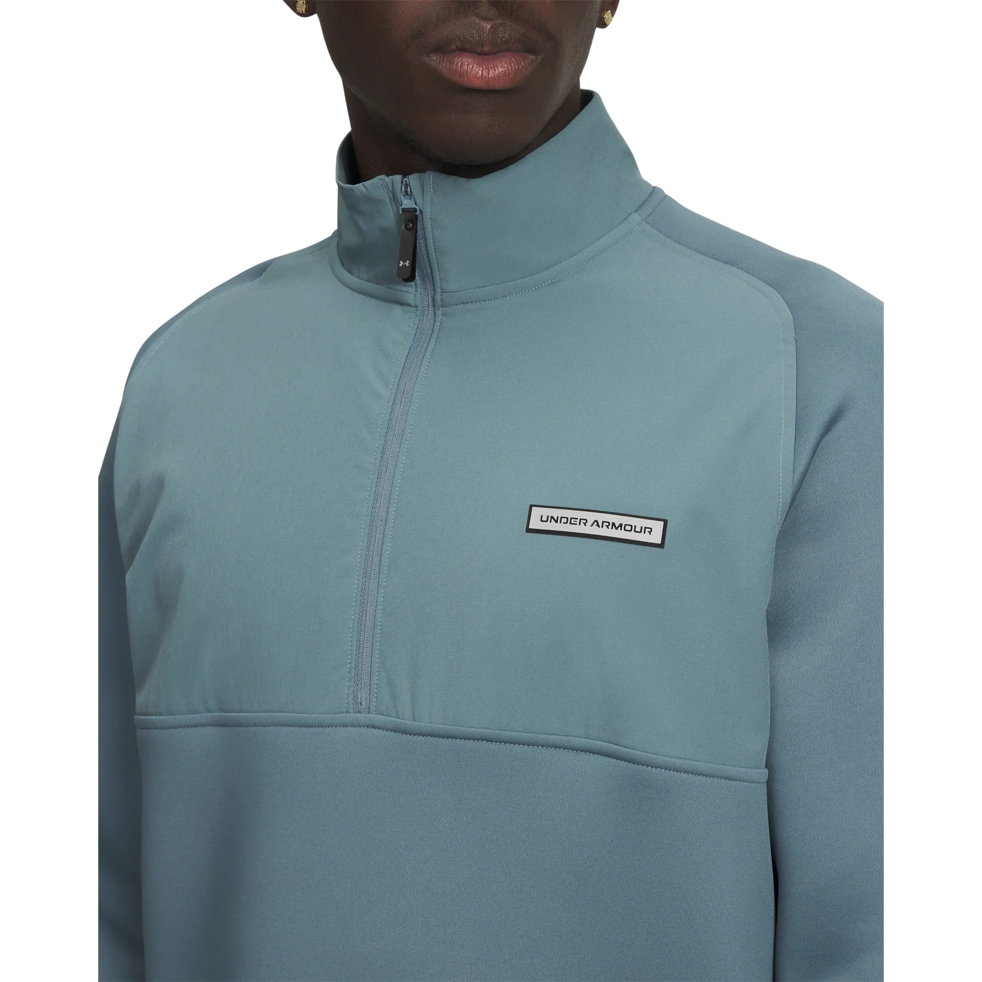 Under Armour Drive Pro Hybrid 1/2 Zip Mens Golf Top 2025 - 6005666-587 - Image 3