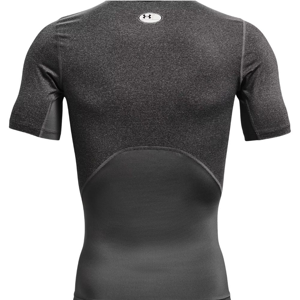Under Armour HeatGear Short Sleeve Compression Mock - 1361518-090 - Image 2