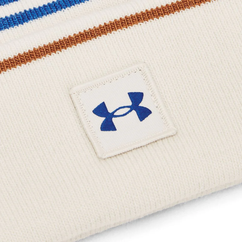 Under Armour Golf Halftime Pom Beanie Hat - 1386634-110 - Image 2