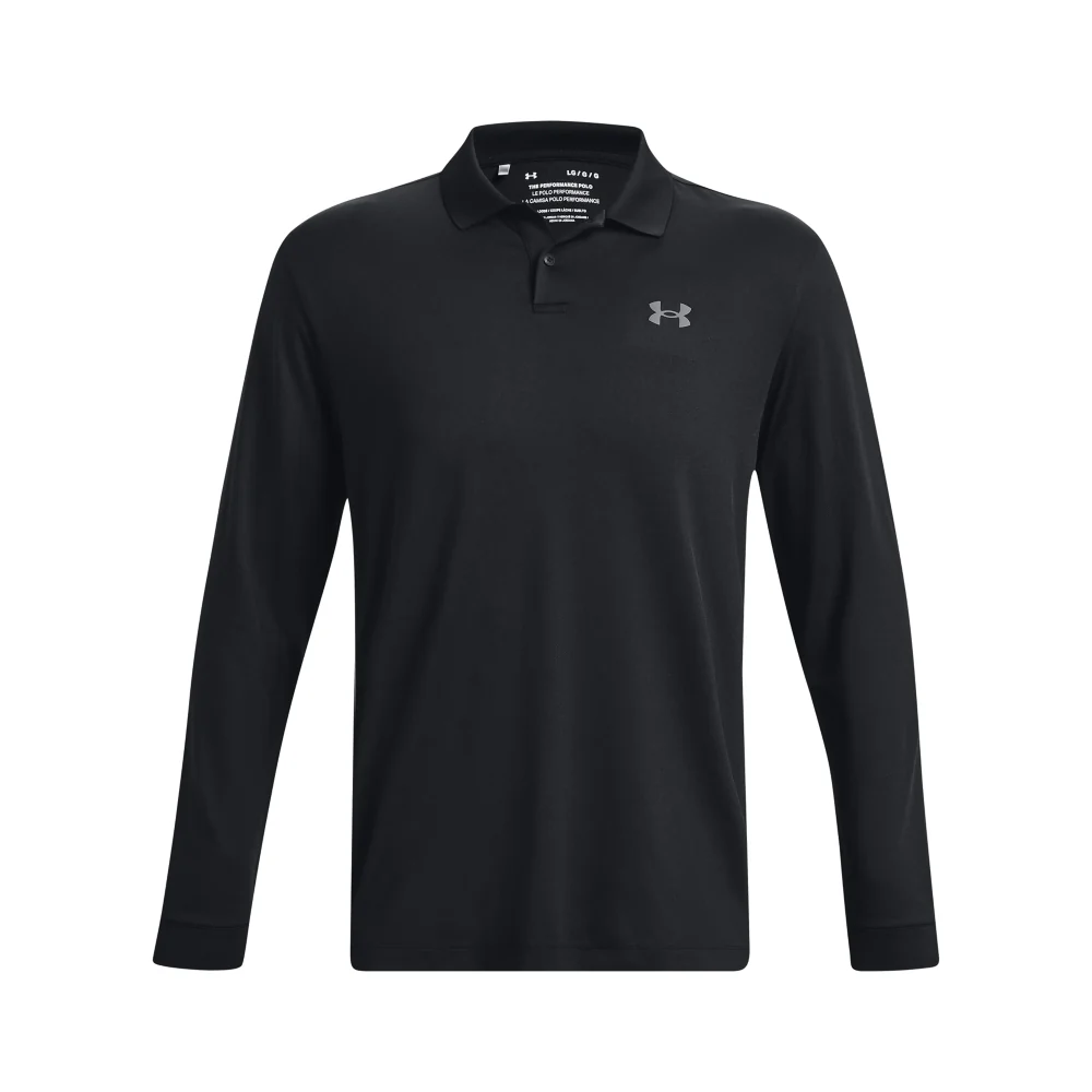 Under Armour Golf Performance 3.0 Long Sleeve Mens Polo Shirt - 1379728-001