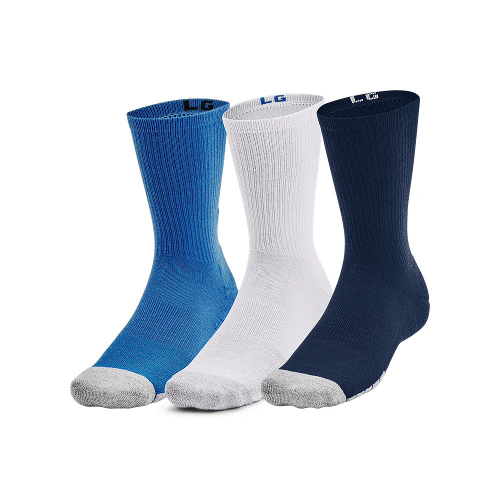 Under Armour Heatgear Crew Golf Socks 3 Pack 1346751 - Image 6