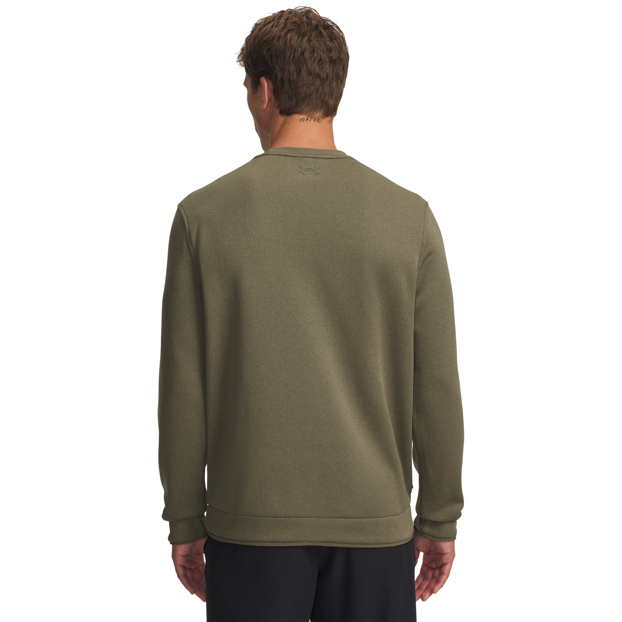 Under Armour Sweater Fleece Mens Crew Golf Top 2025 - 6003723 390 - Image 4