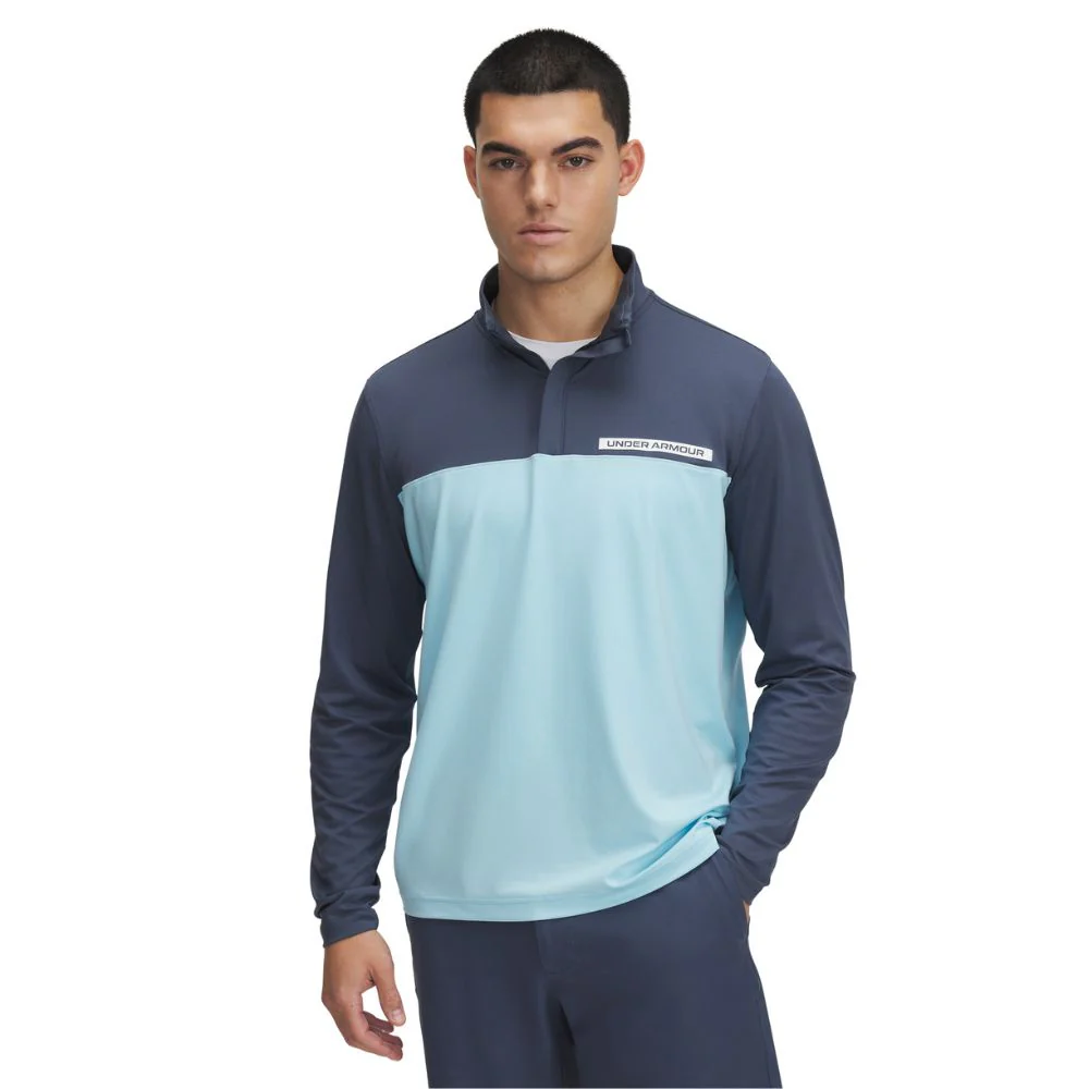 Under Armour Tee To Green 1/4 Zip Mens Golf Pullover Top 2025 - 1389878-044