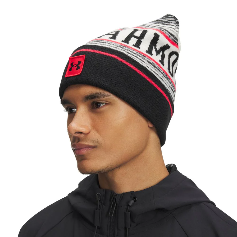 Under Armour Golf Halftime Pom Beanie Hat - 1386634-279 - Image 2