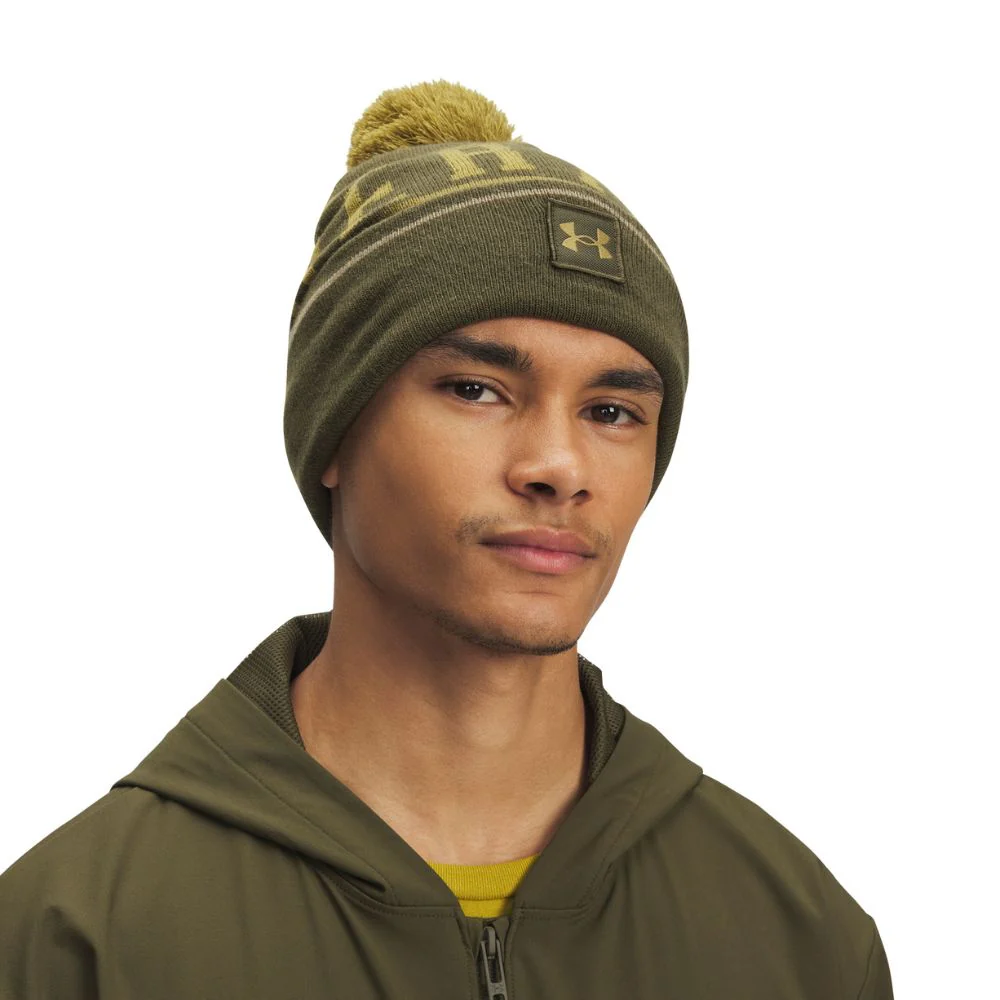 Under Armour Golf Halftime Pom Beanie Hat - 1386634-308 - Image 2