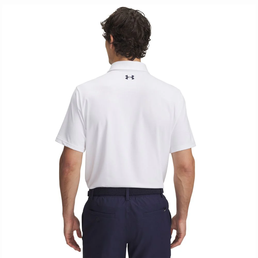 Under Armour Playoff 3.0 Stripe Golf Polo Shirt - 1378676-103 - Image 2
