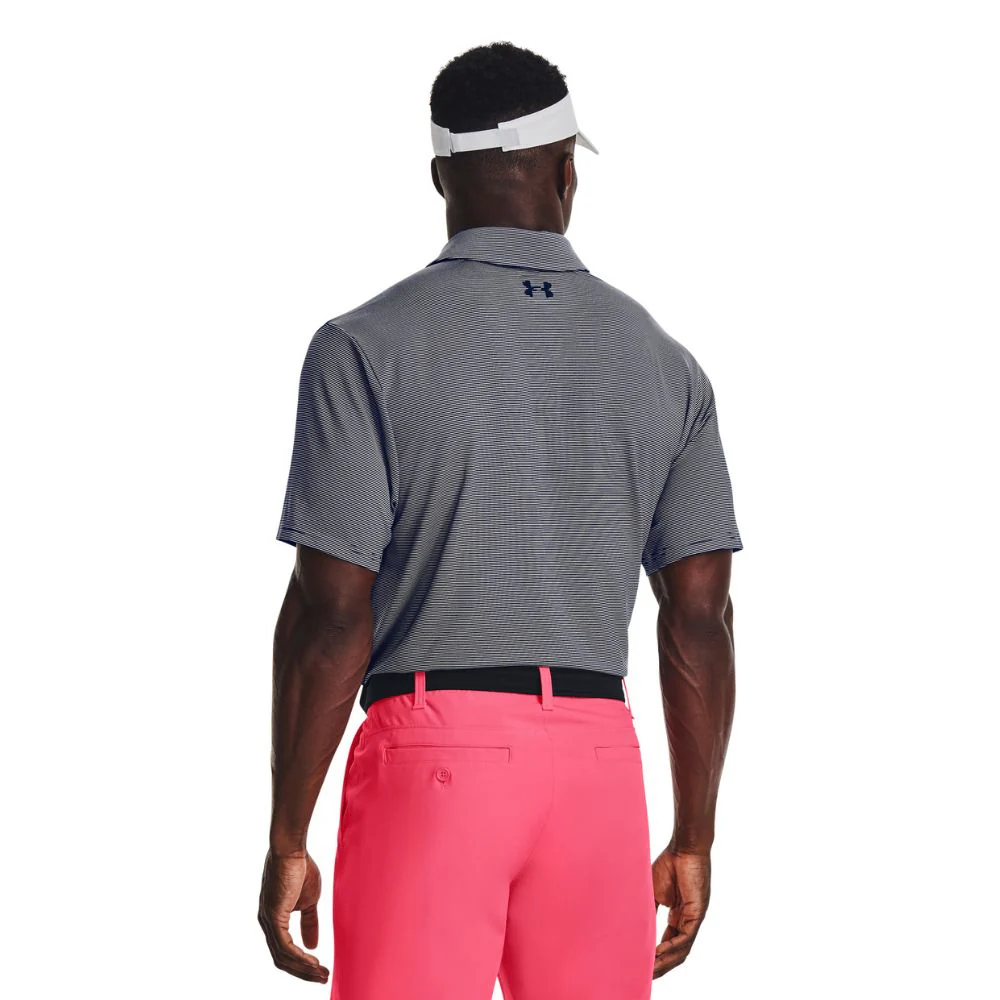Under Armour Playoff 3.0 Stripe Golf Polo Shirt - 1378676-410 - Image 2