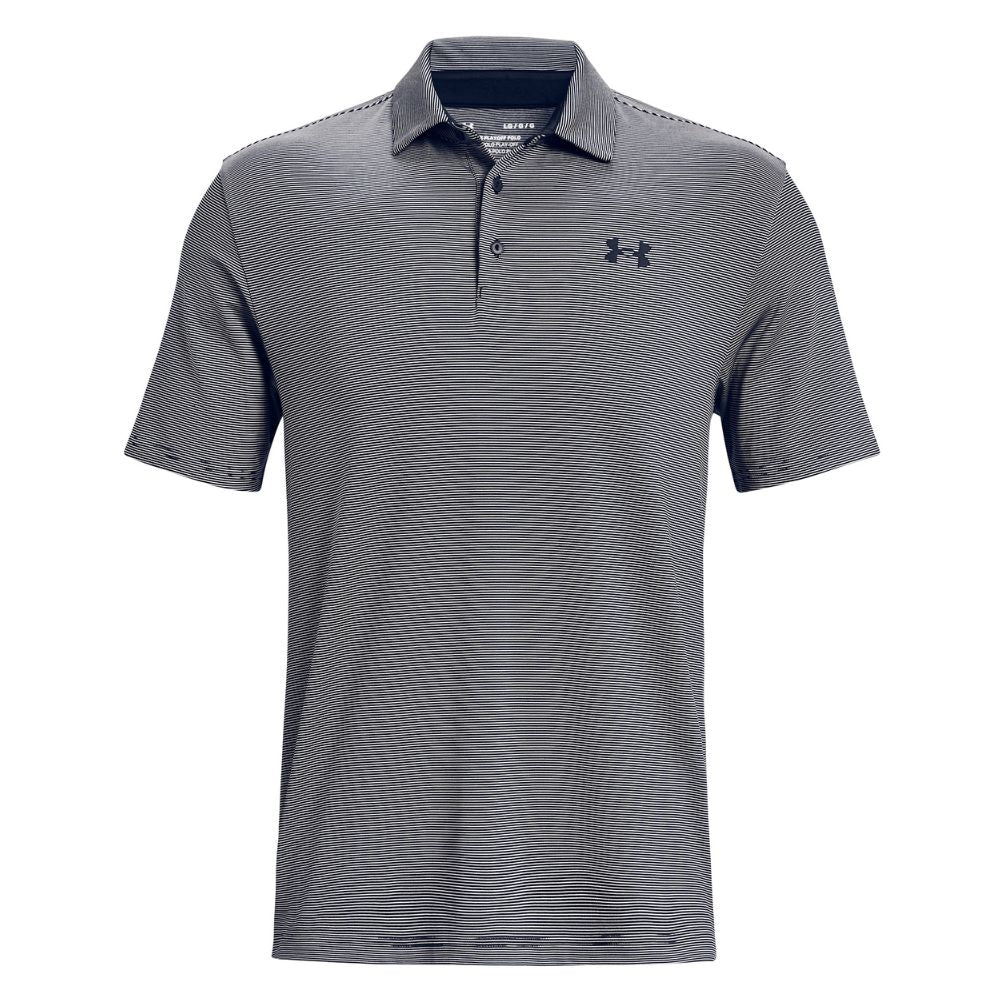 Under Armour Playoff 3.0 Stripe Golf Polo Shirt - 1378676-410 - Image 3