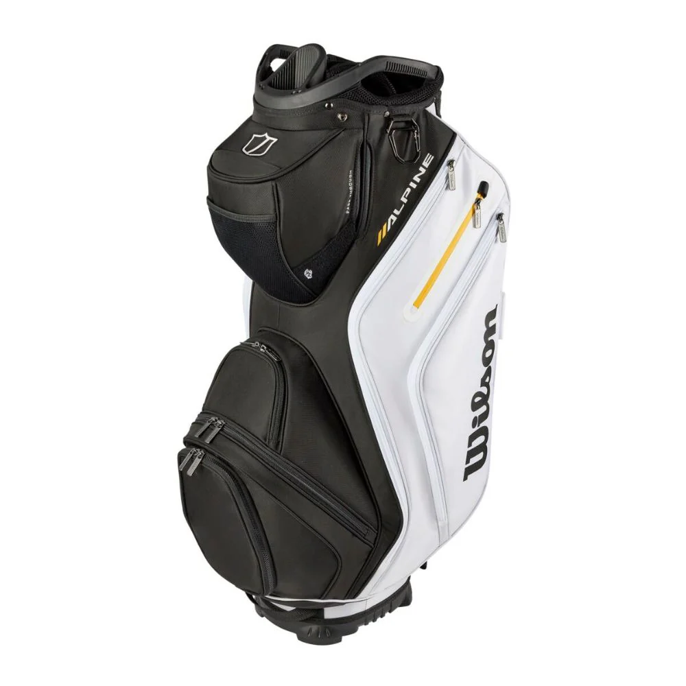 Wilson Golf Alpine Cart Bag 2026 - Black / White / Orange