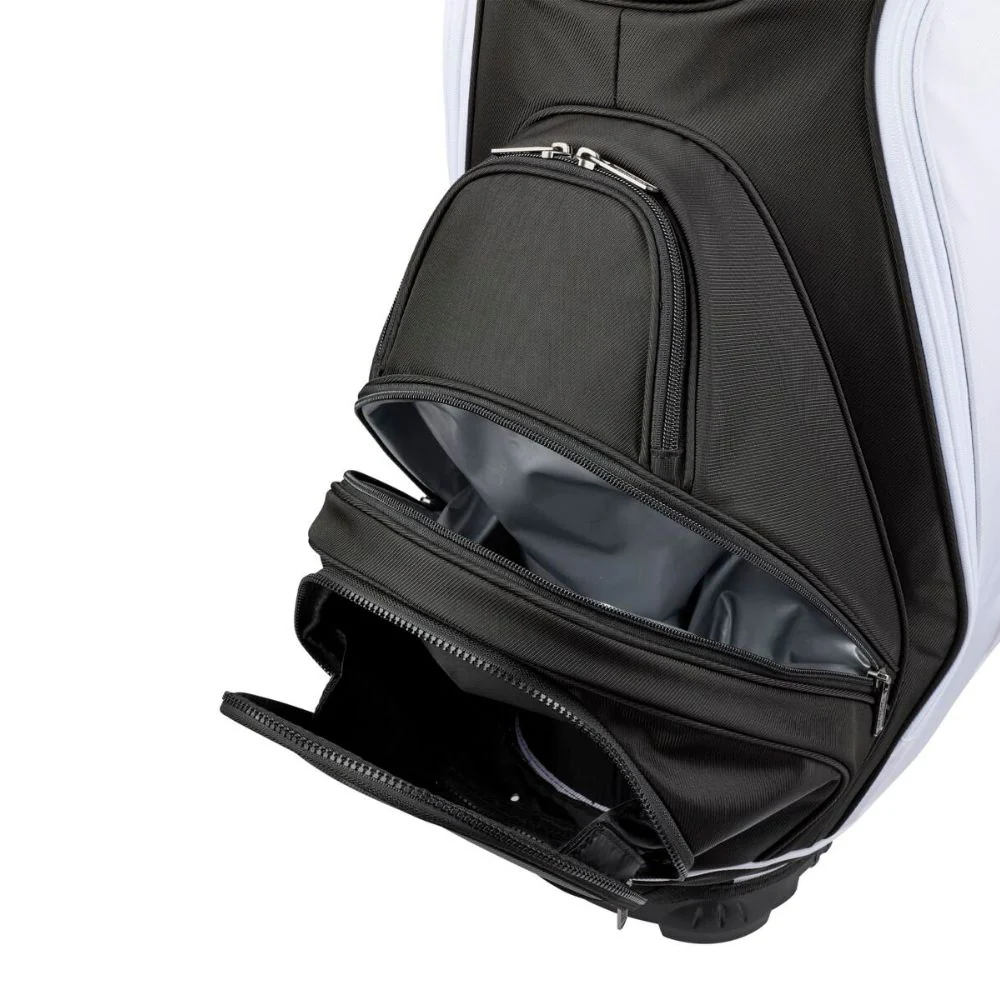 Wilson Golf Alpine Cart Bag 2026 - Black / White / Orange - Image 5