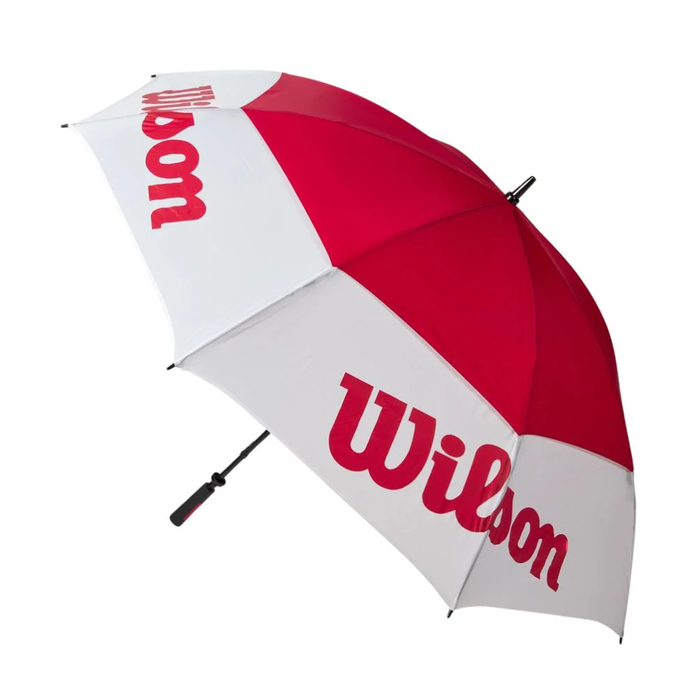 Wilson Golf Tour Double Canopy 68" Umbrella - Red / White
