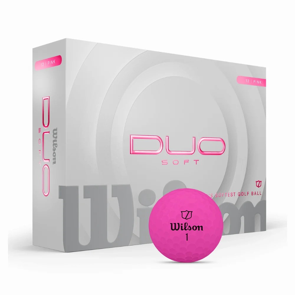Wilson Golf Duo Soft Golf Balls - Pink