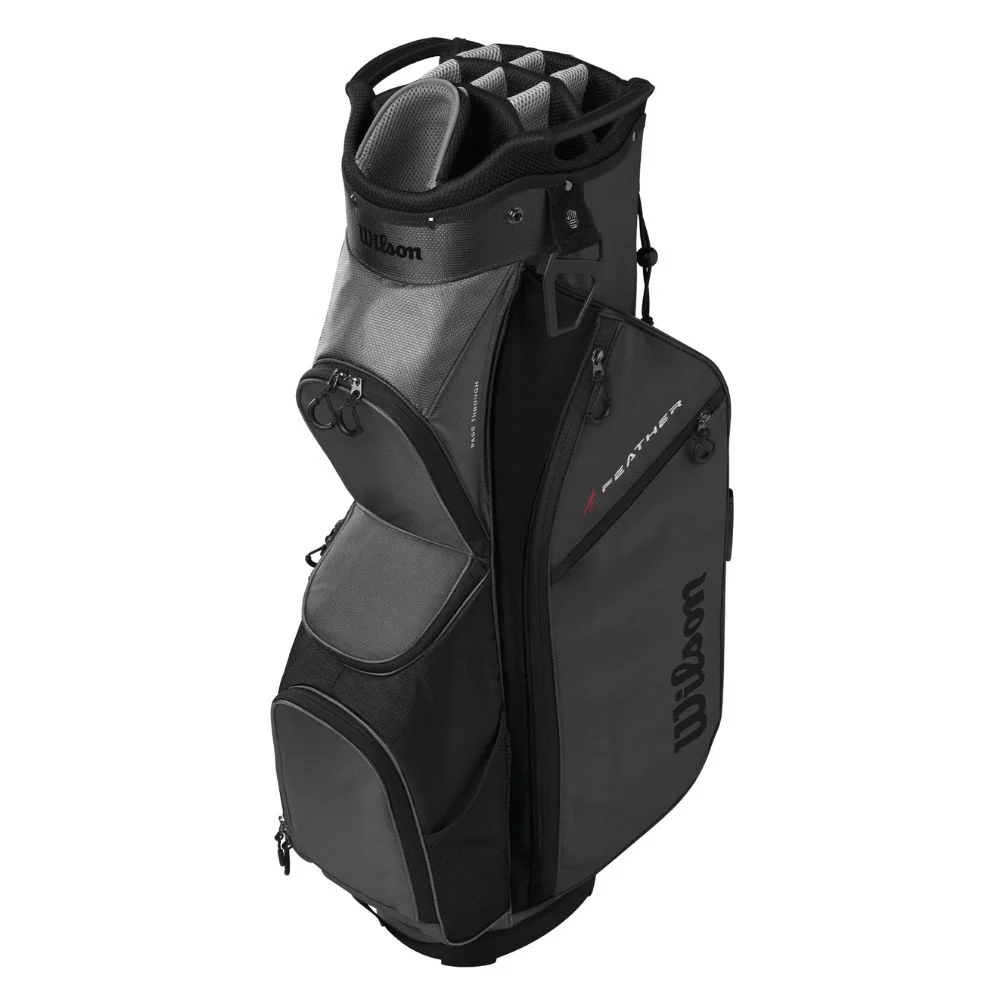 Wilson Golf Feather Cart Bag - Grey / Black