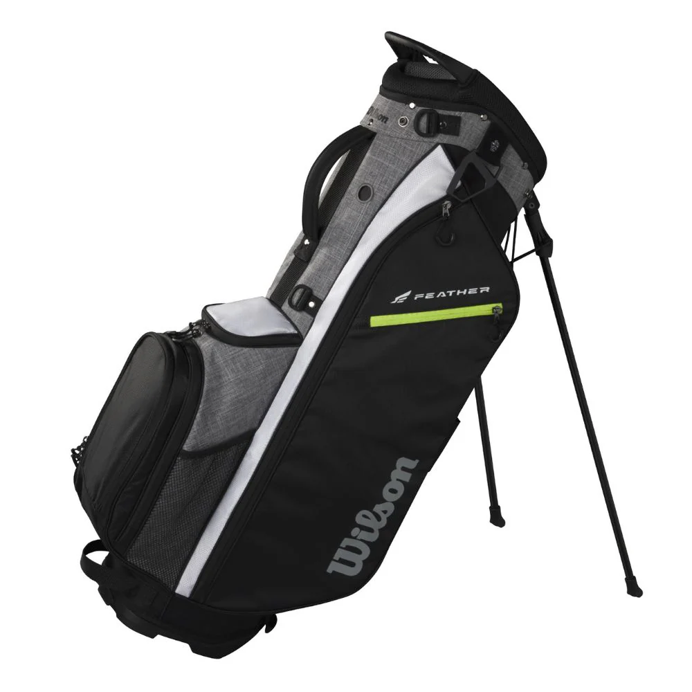 Wilson Feather Golf Stand Bag - Grey / White