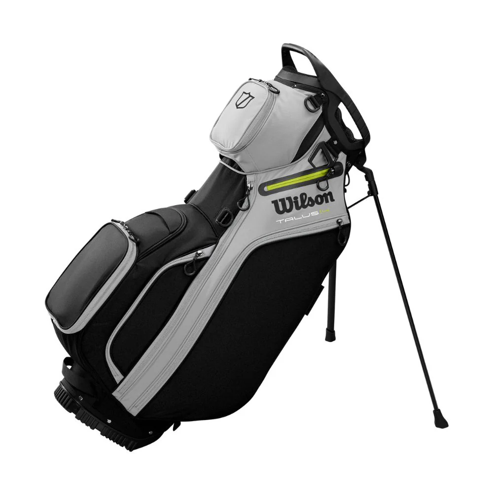 Wilson Golf Talus Hybrid Stand Bag - Black / Grey / Yellow