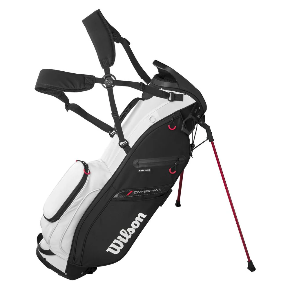 Wilson Golf Exo Lite Stand Bag - Dynapower Black / Red